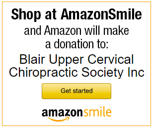 Amazon donation to Blair Upper Cervical Chiropractic Society